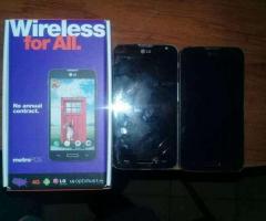 Vendo 2 LG L70 Ms323 version MetroPCS, para respuestos.