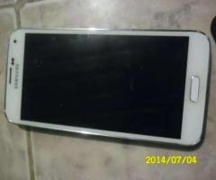 samsung S5 BLANCO NUEBO TARGETA NUEBA DETALL NINGUNO SOLO PANTALLA