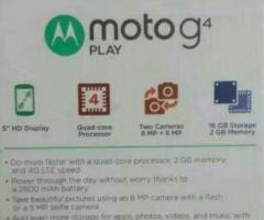 Moto G 4 Play Nuevo