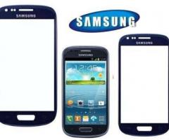 Mica para Samsung Galaxy S3mini Azul NUEVA