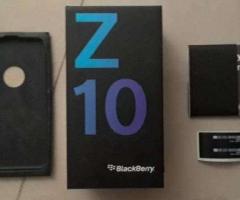 Caja de Z10 Blackberry con Su Manual