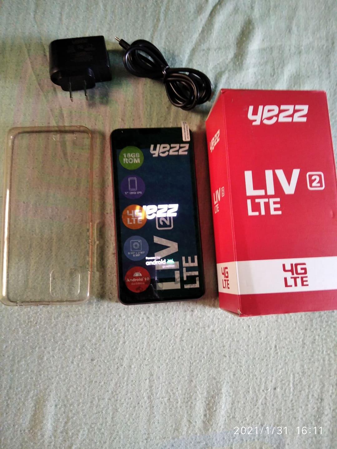 se vende yezz liv 2 con caja y todos sus accesorios android 11.00 pie